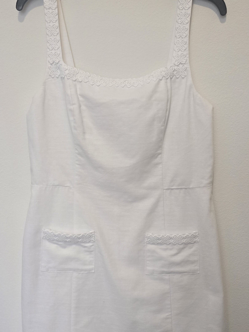 Lilly Pulitzer White Sleeveless Square-Neck Romper NWT